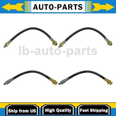 Front Rear Brake Hose 4x For Ford Club Wagon 2.4L 1962-1964 - Image 1 of 4