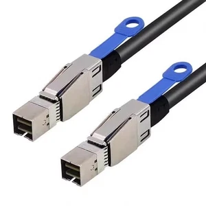 Mini SAS HD SFF-8644 to SFF-8644 Cable High Speed External 2 Meter - Afbeelding 1 van 3