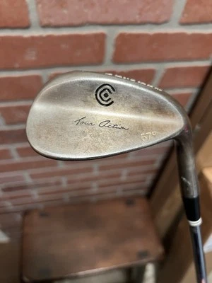 CLEVELAND TOUR ACTION REG 588 57 RAW SAND S WEDGE TRUE TEMPER WEDGE FLEX - Image 1 of 4