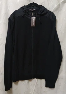Nueva Chaqueta con Capucha Ligera Cremallera Completa Talla Grande MICHAEL KORS Negra $148 - Imagen 1 de 7