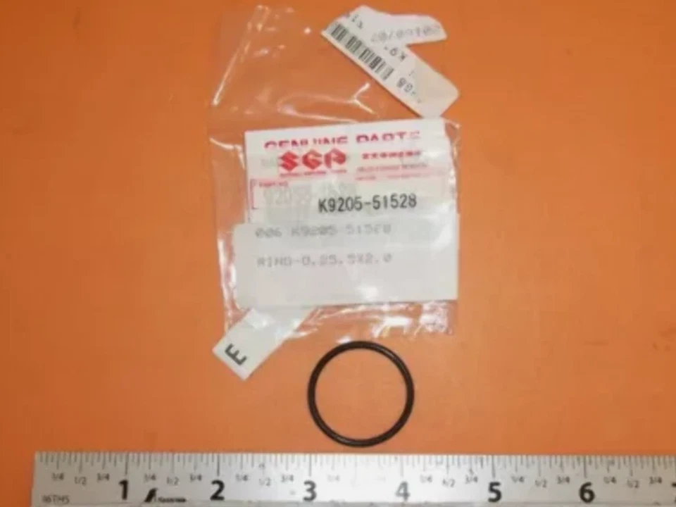 Junta tórica de tubo de admisión OEM 25,5x2,0 K9205-51528 Suzuki DR-Z110 2003-2005 Kawasaki Foto 1 de 1