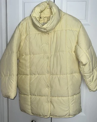 NWT Zara Size 11-12 Years 152 Cm Yellow Puffer - Image 1 of 4