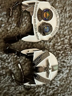 Florida Highway patrol Aviation TFO CHALLENGE COIN - Image 1 of 2