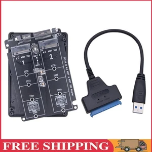 M.2 NGFF SSD Adapter With Cable NGFF To SATA3 Adapter Card Useful for PC Laptop - Afbeelding 1 van 15