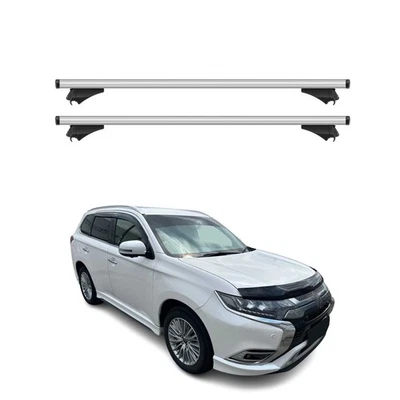 For 2017-2024 Mitsubishi Outlander Sport Cross Bars Roof Racks Aluminium Silver - Изображение 1 из 4
