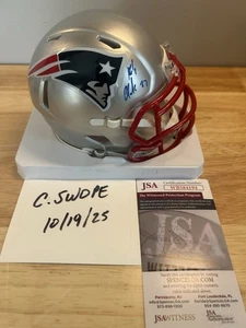 Rob Gronkowski New England Patriots Autographed Mini Helmet Gronk JSA COA - Picture 1 of 4