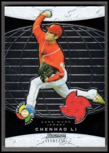 Camiseta deportiva Bowman Sterling 2009 reliquias #CL de Chenhao Li - casi nueva-como nueva - Imagen 1 de 2