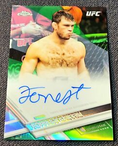 2017 Topps Chrome UFC Green /99 Auto Forrest Griffin Refractor #FA-FG