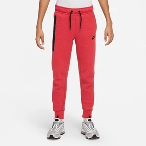 Nike Kids Red SMALL Nike Tech Fleece Pants Size Small NEW WITH TAGS - Picture 1 of 6
