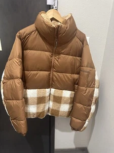 Columbia Women’s Plus Size 2X Leadbetter Point Sherpa Hybrid Jacket Camel Brown - Picture 1 of 6