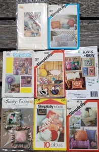 8 Different Pillow Patterns with Multiple Pillows in Each - Picture 1 of 9