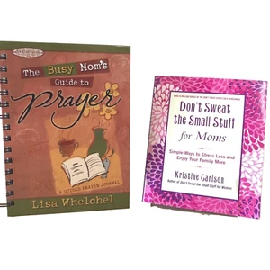 Inspirational Self Help Books: Busy Mom's Guide & Don't Sweat Small Stuff - Picture 1 of 11
