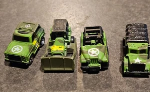 Micro Machines Military Collection IV Jeep Bulldozer Truck & SUV Vintage 1988 - Picture 1 of 1