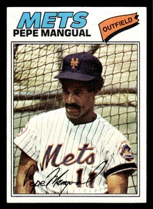 1977 Topps  Pepe Mangual 552  New York Mets