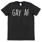 T-shirt gejowski AF LGBTQ lesbijki bi trans queer seksualność tożsamość duma coming out