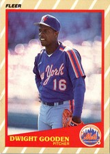 1989 Fleer SuperStars Dwight Gooden #17 New York Mets