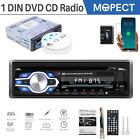 Mopect 1 Din Car Radio Stereo Dvd Cd Player With Bluetooth Handsfree Fm Usb Aux