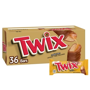Bulk Chocolate Candy Individually Wrapped - Full Size, Caramel Chocolate Cookie - Picture 1 of 12
