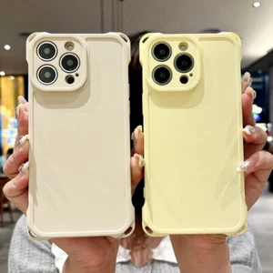Case For iPhone 16 Pro Max 15 Plus 14 13 12 11 ShockProof Soft TPU Solid Cover - Picture 1 of 14