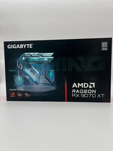 NEW Gigabyte Radeon RX 9070 XT Gaming OC 16G Graphics Card in hand ready to ship - Picture 1 of 6