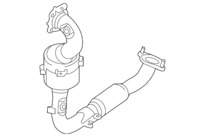 Genuine Ford Catalytic Converter F1FZ*5E212*A - Image 1 of 4