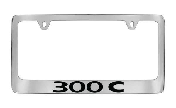 Soporte para marco de matrícula de metal latón cromado Chrysler 300C Foto 1 de 1