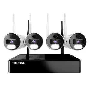 , Night Owl 10 Canales Bluetooth Video Sistema de Cámara de Seguridad para el Hogar con (4) W... - Imagen 1 de 9