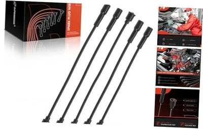 Ignition Spark Plug Wires Set of 5 Compatible with Toyota Celica Corona - Image 1 of 4