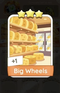 Big Wheels - Monoply Go Sticker Fast Sending!! - Picture 1 of 1