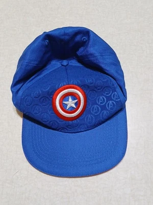 Marvel Kids Captain America Baseball Hat Cap Blue Embroidered Logo - Image 1 of 4
