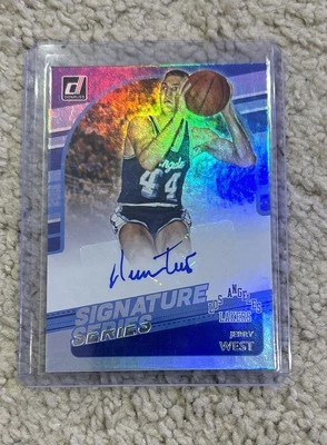 2020-21 Donruss 签名系列 - 完好亲笔签名 Jerry West/HOF 洛杉矶湖人队 — 第 1/2 张图片
