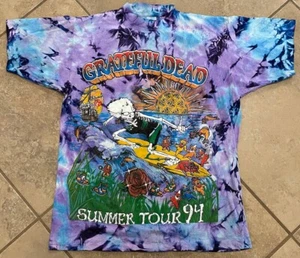 Vintage Grateful Dead Summer Tour 94 Single Stitch Tshirt Men’s XL - Picture 1 of 19