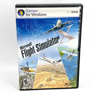 2006 MICROSOFT FLUGSIMULATOR X SPIELE FÜR WINDOWS PC DVD-REALISTISCHES FLIEGEN-CIB - Bild 1 von 13