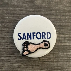 Sanford Election Pin Vintage Political Campaign Button - Picture 1 of 2