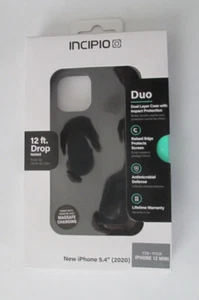 Incipio Duo Case Compatible with iPhone 12 Mini 5.4" 2020 - Black/Black - Picture 1 of 5