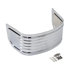 Falda de guardabarros delantero acanalada cromada para Harley Tri Electra Glide FLHT FLHTCU - Imagen 1 de 7