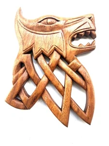 Hand Carved Viking Dragon Figurehead Frame Rustic Charm Meets Elegance 10x8 inch - Picture 1 of 1