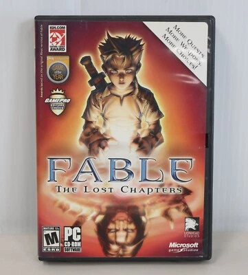 PC-CD ROM Fable: The Lost Chapters Complete in Box 3 disc vintage game - Image 1 of 4