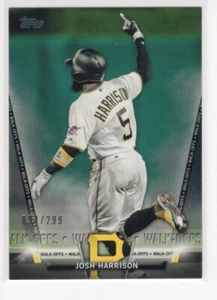 Josh Harrison 2018 Topps Series 2 #S-13 Salute Insert Black Parallel #/299 - Imagen 1 de 2