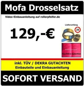 Mofadrossel PEUGEOT Speedfight 4  Typ: VGAF1AABA mit Tüv-Gutachten - Picture 1 of 5