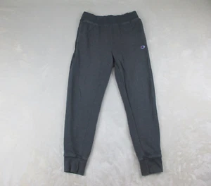 Pantalones Champion Para Hombre Pequeños Gris Sudadera Logo Joggers Salón Gimnasio - Imagen 1 de 10