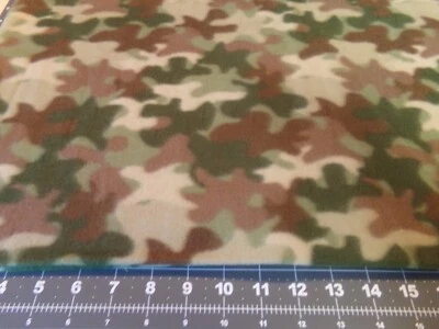 50” X 60” FLEECE TIRO "CAMUFLAJE"/ PILARES NUEVO LINDO #7035 Foto 1 de 2