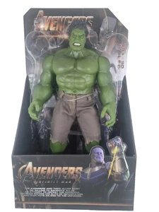 12" Incredible Hulk Articulated Poseable Action Figure Avengers Fine Art Toy - Picture 1 of 12