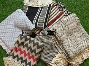 50x70" Baumwolle Überwurf Geometrisches Design Decke Kleine Größe Mix 5 Stück Sofa Couch Überwurf - Bild 1 von 5