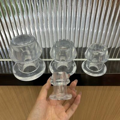 Chastity Dilator Expander Hollow Open Speculum Peep Women Tunnel Butt Plug Ass - Image 1 of 4