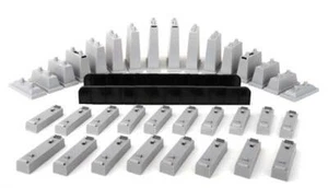 Walthers Trainline Scala HO Power-Loc Pista Ponte e Molo Set - Foto 1 di 2