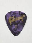 TEAR DROP PLECTRUMS 10 Purple Pearl Thin 0.5mm stamped Gibson in Gold