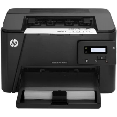 HP LaserJet M201n Pro Mono Laser Printer A4 USB Network CF455A REF W/WARRANTY - Image 1 of 2