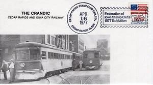 CEDAR RAPIDS & IOWA CITY RAILWAY, CEDAR RAPIDS, IA 1977 FDC18355 - Bild 1 von 1
