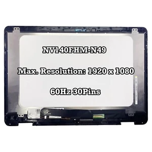 NV140FHM-N49 Touch Screen Digitizer Assembly for ASUS TP401N TP401 TP401M CA FHD - Picture 1 of 2
